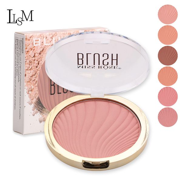

lism 6 colors blush palette natural brighten blusher makeup waterproof long-lasting face brighten makeup rouge pigment cosmetics