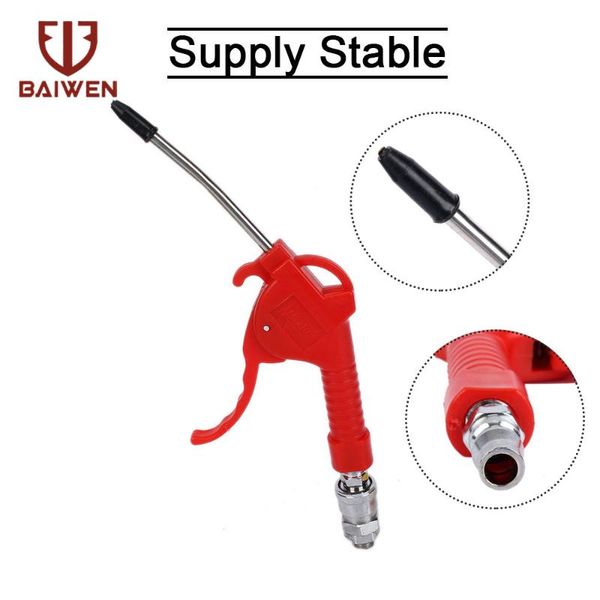 

bw air compressor blow spary gun 1/4'' angled bent nozzle pistol grip pneumatic cleaning tools high pressure