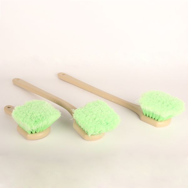 

2019 new 1pcs long handle soft hair scratch-tire brush straight/curved special design brush for car clean tires and carpets