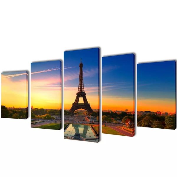 

canvas wall print set eiffel tower 79 wall stickers