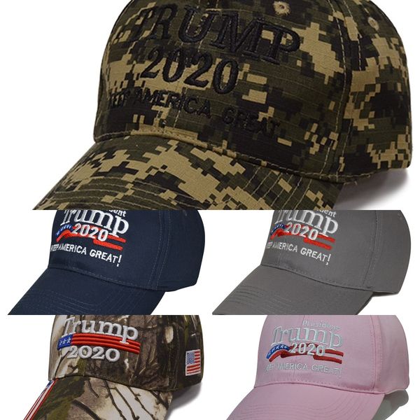 

levfv embroidery trump caps make america great trump donald again baseball 2020 hatsflag adults sports hat dhl, Blue;gray