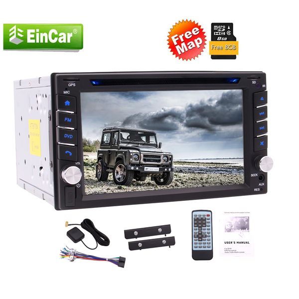 

стерео двойной din автомобильный 2 din gps навигация dvd-плеер черточки автомагнитол am fm-радио 6,2" сенсорный экран встроенный bluetooth u