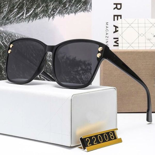 

luxury dio brand designer women sunglasses polarizing sunglasses imported polaroid hd polarizing lens real color film, White;black
