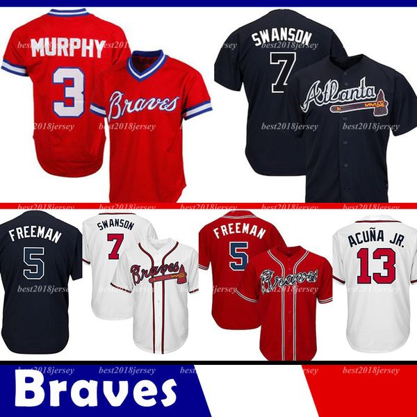 

Atlanta jer ey brave 13 ronald acuna jr jer ey 5 freddie freeman jer ey 3 dale murphy coolba e jer ey 10 chipper jone 7 wan on