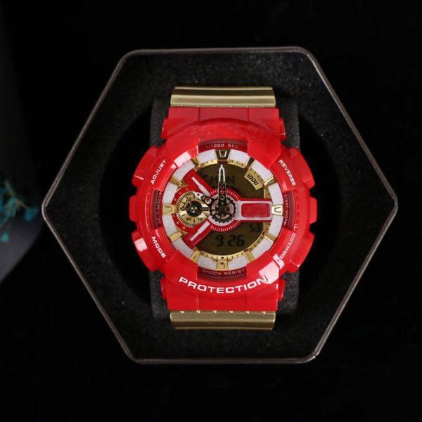 

casio g-shock marvel limited edition мужские часы каучуковый ремешок железный человек и капитан америка ударопрочный часы дизайнерские водон, Silver