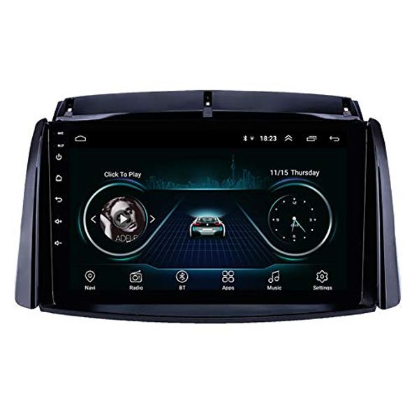 2009-2016 için Android HD Touchscreen 9 inç Araba Video Kafa Ünitesi Renault Koleos Bluetooth GPS Navigasyon Radyosu AUX Destek OBD281S