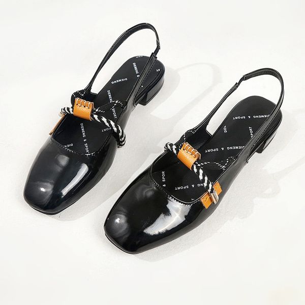 

fashion 2019 summer new simple women sandals closed toe platform ankle strap sandals daily classics catwalk shoes, Black