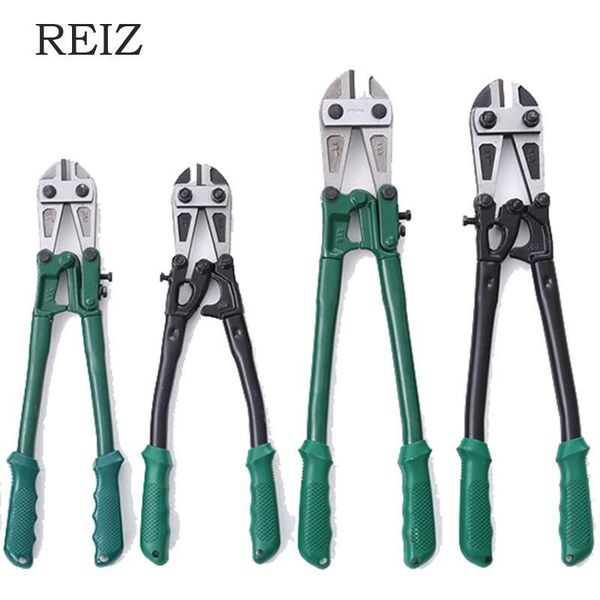 

reiz cutting pliers wire bolt cutter thicken strong shear lock chain plastic handle labor saving y200321