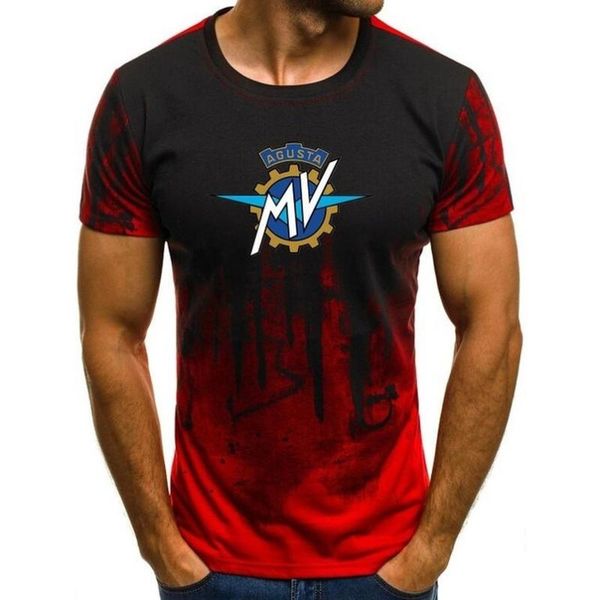 

mv agusta corse print t-shirt мужские футболки мужские летние топы splash-ink printed male casual o-образным вырезом с коротким рукавом футб