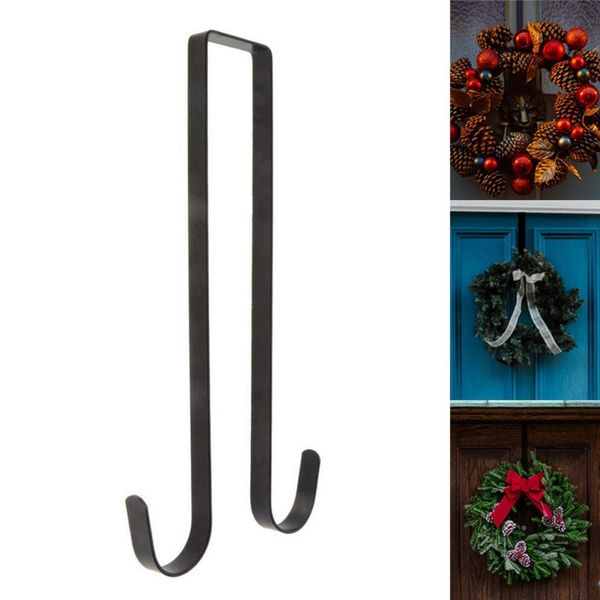 

household double hook christmas wreath door hook decoration storage festive party supplies storage decorative