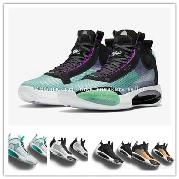 

jumpman xxxiv 34 eclipse bq3381-103-100-400-001-800 mens basketball shoes for 34s women sports sneakers kids boys with box 4-12, Black