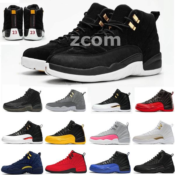 

12s fiba ovo white reverse taxi mens basketball shoes college navy game royal bordeaux dark grey wings cny 12 sports designer sneakers
