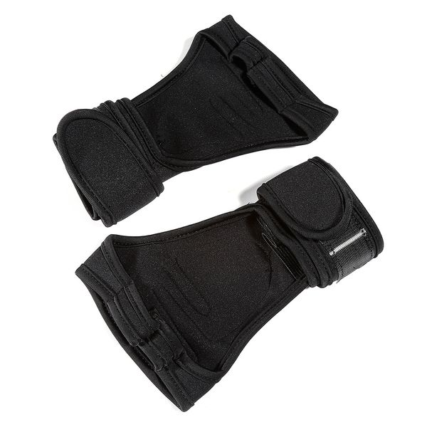 

outdoor sports fitness weightlifting gloves diving material silicone non-slip bicycle riding protection palm protector, Black