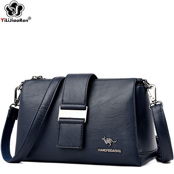 

new elegant shoulder bag girl fashion crossbody bags in soft leather messenger bag women handbags sac a main