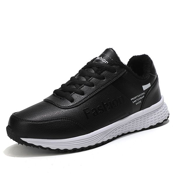 

big size 42 tenis feminino 2019 tennis shoes for women leather sport sneakers woman platform warm plush sports walking shoes