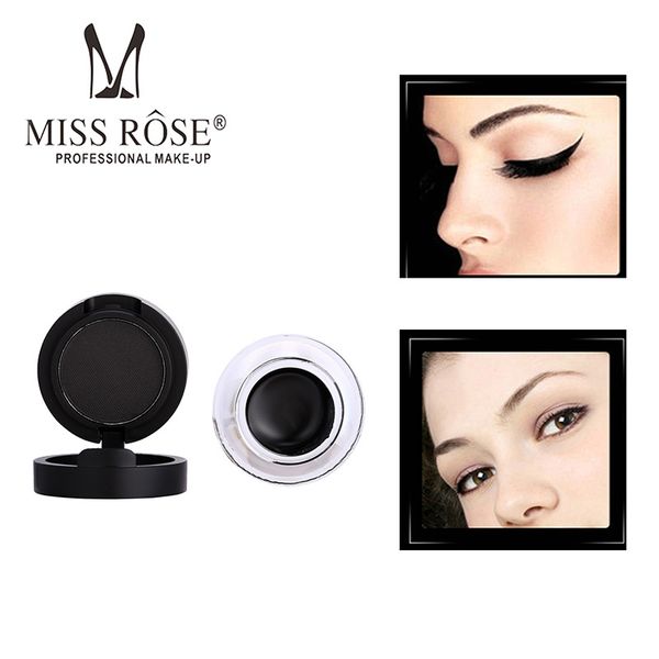 

miss rose double deck eyelinercream lastingstay durable waterproof brush