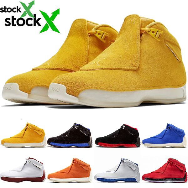 

sell men basketball shoes 18 fashion designer suede yellow orange blue toro sport jumpman brand black royal mens trainer sneakers