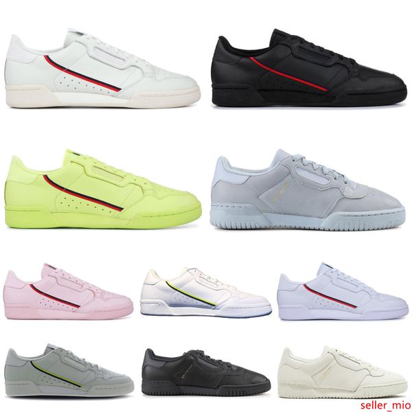 

2019 new powerphase calabasas continental 80 casual shoes core black white pink semi-frozen yellow grey women mens trainer sports sneakers