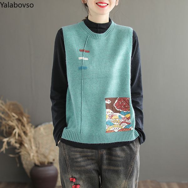

spring sleeveless knitted sweater sold color vest female inside bottoming women winter vest vintage plus size sleeveless, Black;white