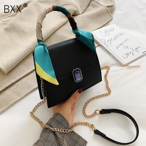 

bxx] шарф кожа pu crossbody сумка для женщин 2020 зимних плечи сумки lady качества сумка hi780