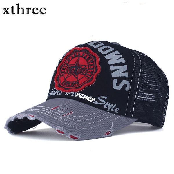 

xthree summer baseball cap snapback hats casquette embroidery letter cap bone girl hats for women men cap, Blue;gray
