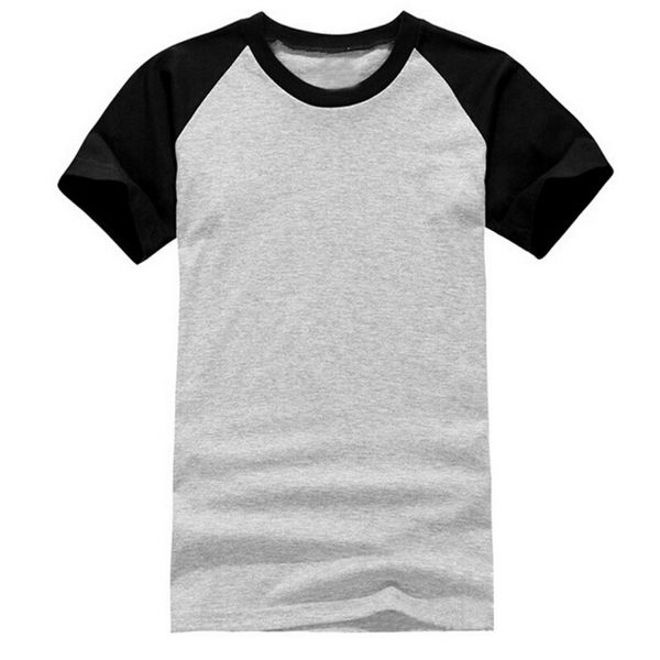 

men casual t-shirt men's summer short sleeve tshirt homme camisa masculina jersey o-neck tee t shirts brand clothing, White;black