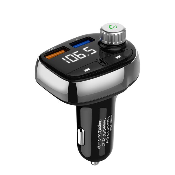 

usb fm transmitter mp3 player u disk lcd display car kit charger adapter