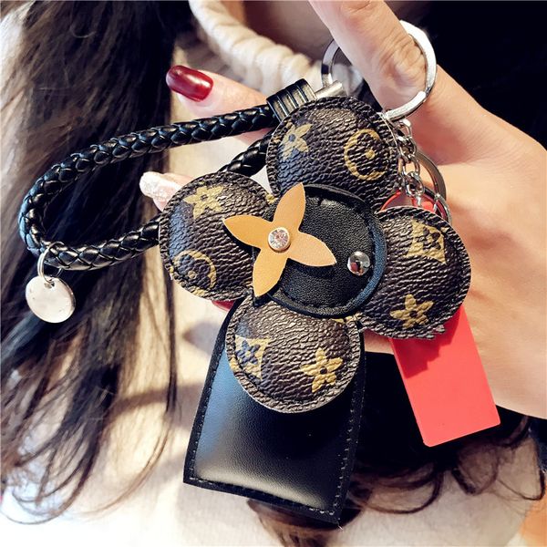 

мода keychians автомобилей для женщин высокого качества workmanship leather trend keychians креативного sun flower брелка подвески, Silver