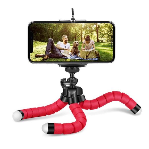 

phone holder flexible sponge ocs tripod bracket selfie expanding stand mount monopod styling accessories for mobile phone