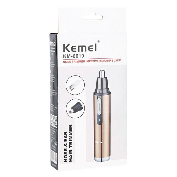 

kemei electric nose trimmer km-6619 nose epilation du nez et des oreilles rechargebale nose wool implement gcofu