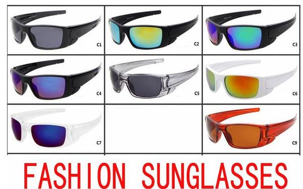 

brand new sunglasses women driving glass goggles cycling sports dazzling eyeglasses men reflective coating sun glass a, White;black