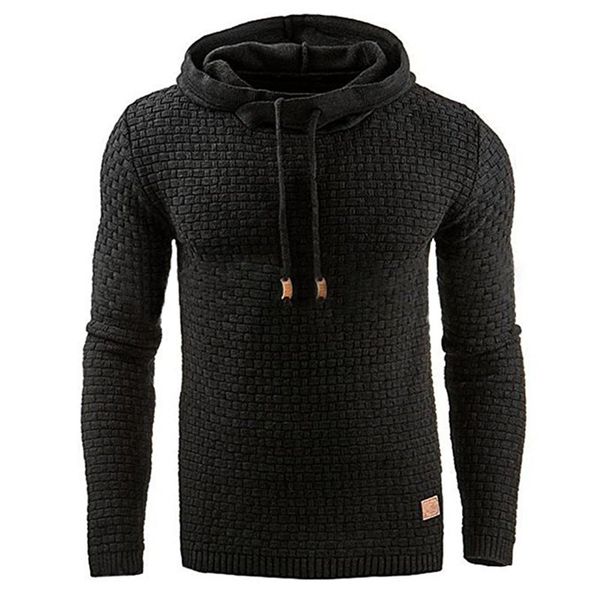 

2019 new hoodies men spring hooded sweatshirts outwear casual brand clothing quality hip hop solid mens hoodies m-4xl, Black