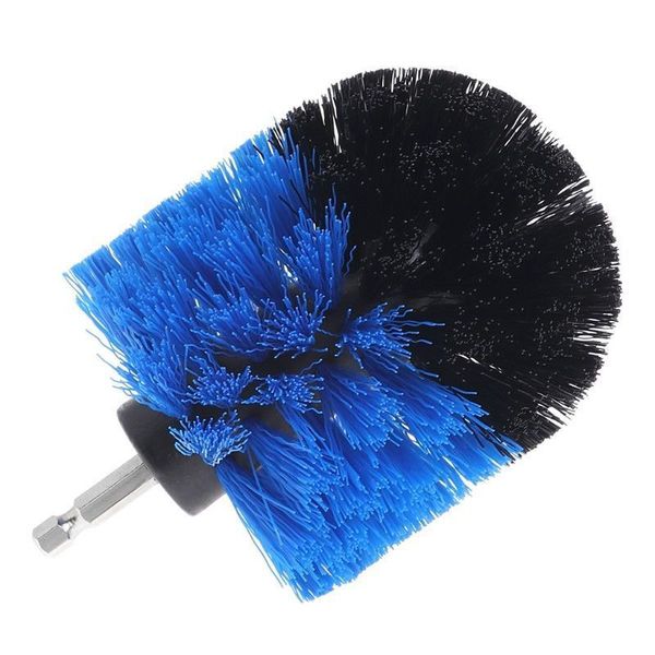 

1pcs drill cleaning brush round brush head power scrubber stiff scrub bit pad bathroom tile tool car auto accessories