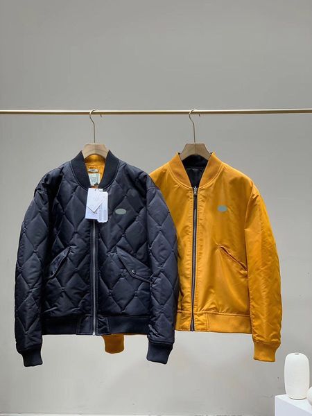 

crocodiles mens jacket french brand designer jacket luxury fabric embroidery badge reversible jacket fashion winter jackets, Black;brown