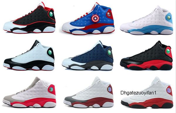 

оптовая известные тренеры 13 xiii горячий 13 голограмма мужские женские виды спорта баскетбол обувь баронов (белый черный серый teal