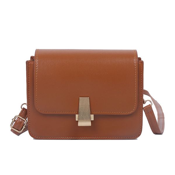 

women's bag 2019 new bag retro wild korean version of women's shoulder messenger lock small