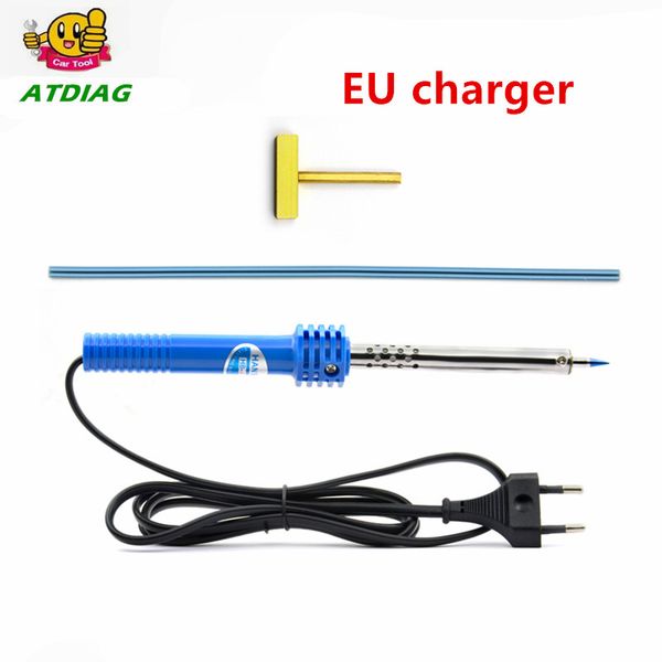 

1pc 220v-240v 40w pencil tip soldering iron welding gun tool with solder t-head rubber strip for lcd pixel repair ribbon cable