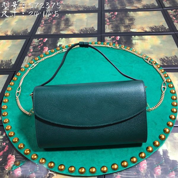 

new shoulder bag 572375 calfskin leather black green leather dionysuss small shoulder bag size:24cm*14cm*5cm