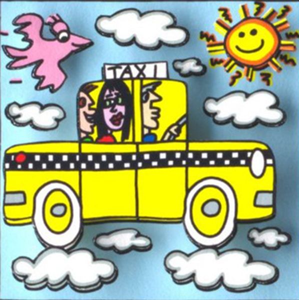

james rizzi - sky cab home decor handpainted &hd print oil painting on canvas wall art canvas pictures 191222