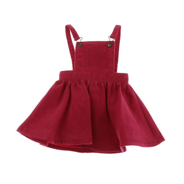 

12inch doll accessories, cute suspender dress outfit for 1/6 bjd sd msd yosd dollfie clothing