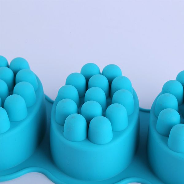 

4 cavity silicone soap mold creative 3d handmade molds for soap making massage craft mould soap making for bath handmade tools