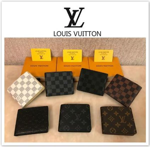 

paris plaid style designers mens wallet famous men luxury purse special canvas multiple short small bifold wallet with box, Red;black