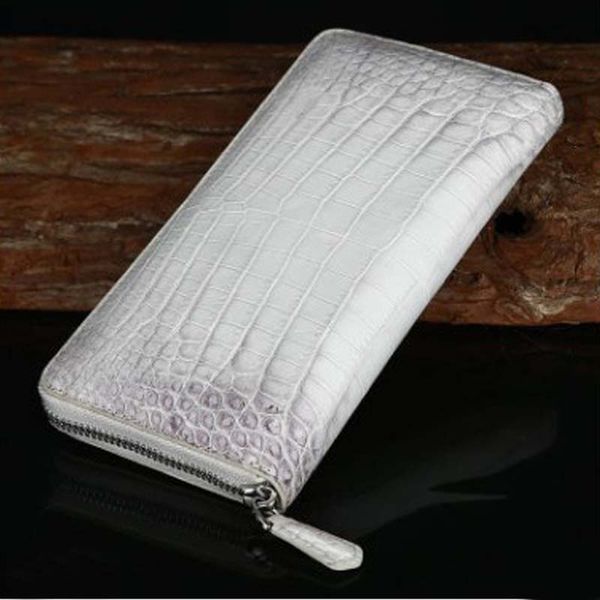 

ourui crocodile male long the wallet belly zipper hand bag men clutch bag