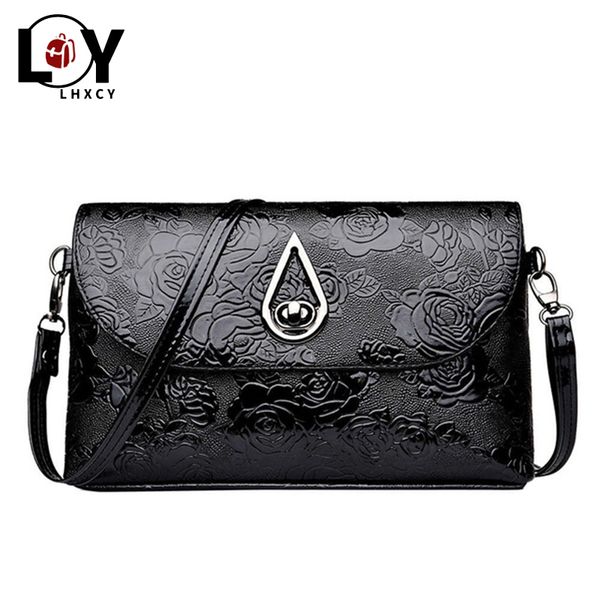 

retro rose flower embossed sling bags elegant mother single shoulder purse flap crossbody bag ladies evening party clutch bag