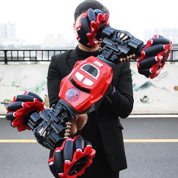

4wd radio control stunt gesture induction twisting off-road vehicle light music drift toy high speed climbing rc car y200414