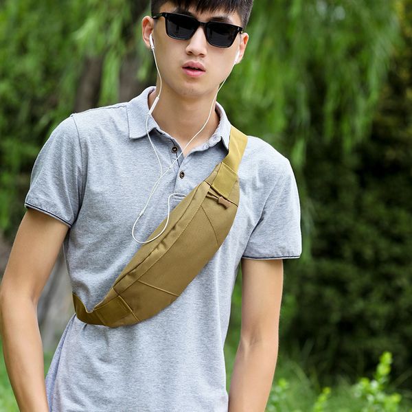 

waist bags pocket men's crossbody small outdoor bag camouflage tactical riding personal mobile phone travel running
