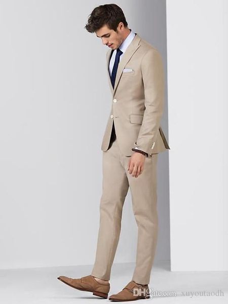 

men suits 2020 summer beige custom made wedding suits business bridegroom groomsmen tuxedo prom slim fit casual man blazer jacket+pants, White;black