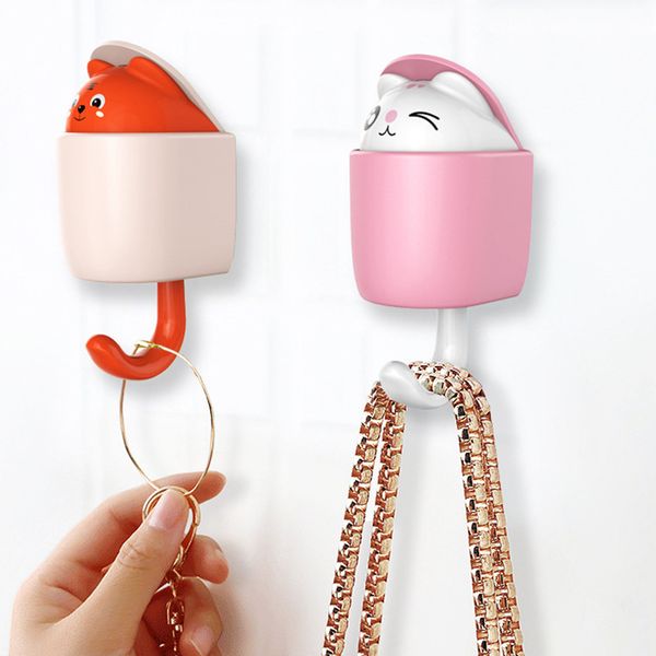 

cartoon hook creative gift kitchen bathroom nail-hook cute door hanger