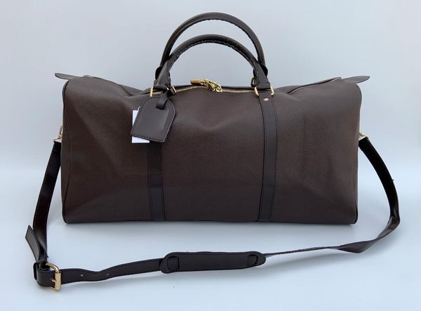 

60cm large capacity women travel bags famous classical designer men shoulder duffel bags carry on luggage with lock ta