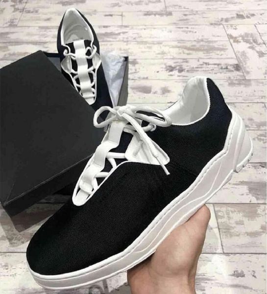 

men designer lace-up b17 sneaker black canvas casual shoes low calfskin platform men trainers lightweight rubber bottom